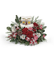 Thomas Kinkade's Festive Fudge Shoppe Bouquet from Backstage Florist in Richardson, Texas